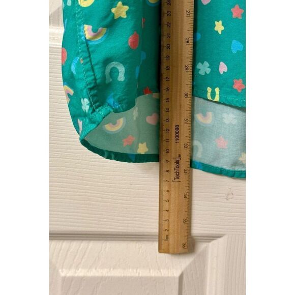 Tipsy Elves Lucky Charm Fitted Button Down Men’s Short Sleeve Shirt Large - Picture 10 of 12